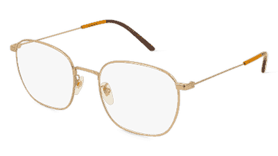 Gucci GG0681O zilver Hoekaanzicht