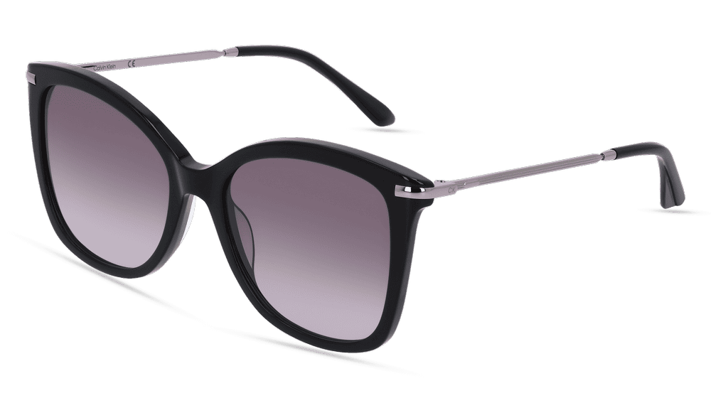 CALVIN KLEIN CK22514S Noir brillant Vue d'angle