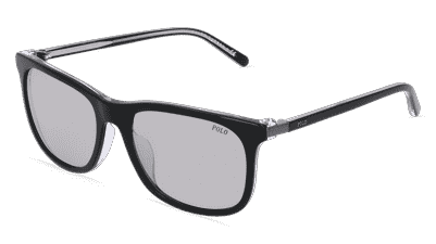 POLO RALPH LAUREN PH4186U zwart Hoekaanzicht