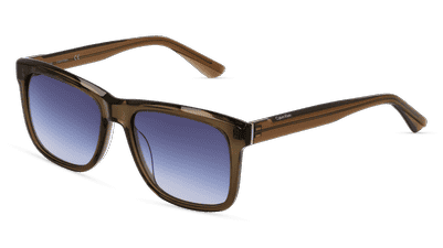 CALVIN KLEIN CK22519S Havanna brillant Vue d'angle