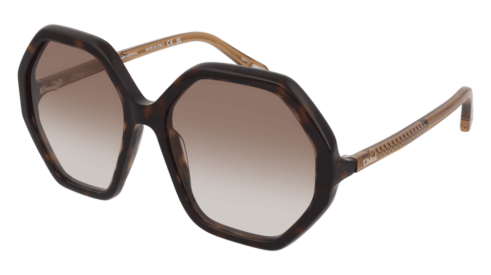 CHLOE CH0008S Dark havana Corner View