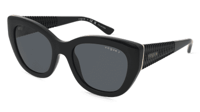 Vogue 0VO5567S Noir Vue d'angle