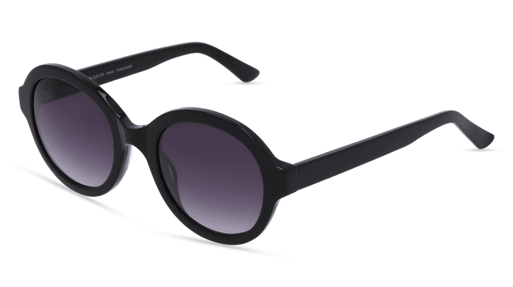Emily Sun Noir brillant Vue d'angle