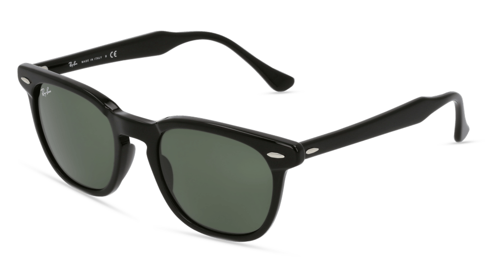 RAY-BAN RB 2298 Noir brillant Vue d'angle