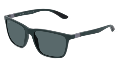 RAY-BAN RB4385 zwart Hoekaanzicht