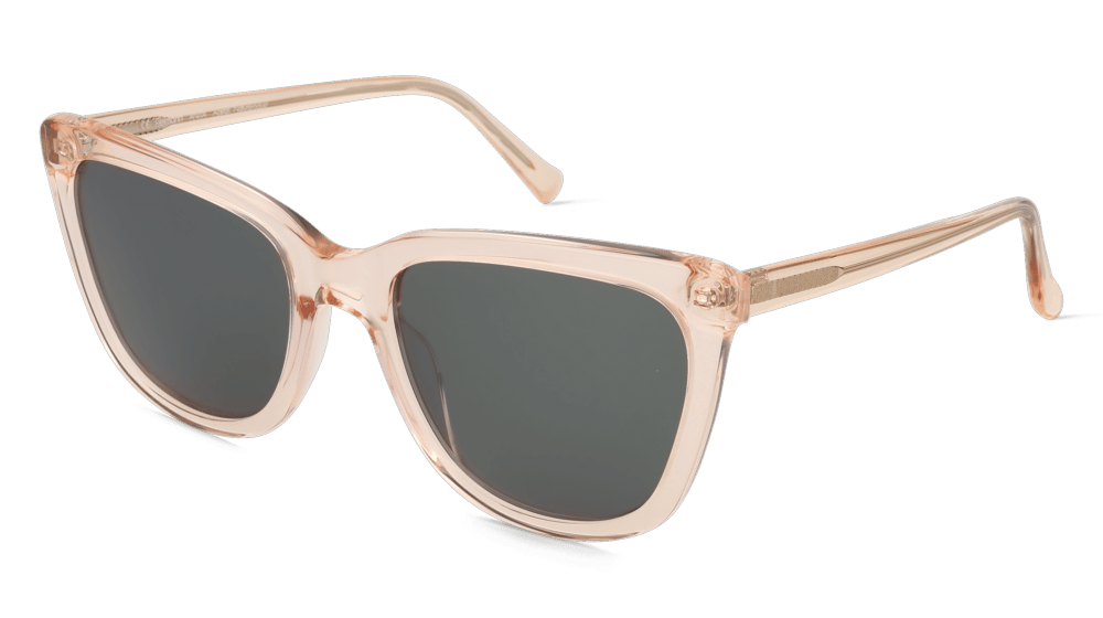 Fielmann BD 569 SUN FA ANITA roze transparant Hoekaanzicht