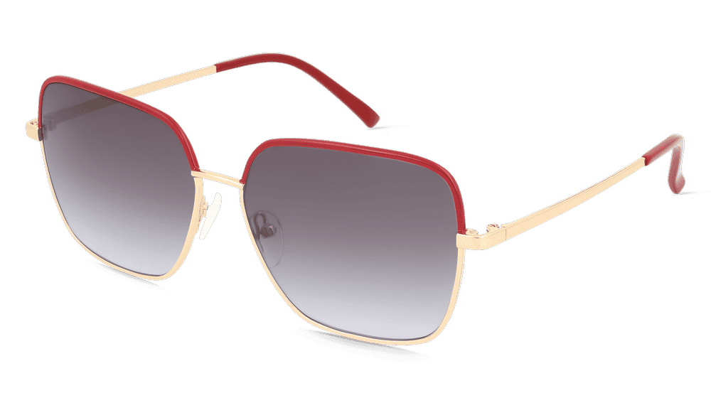Fielmann BD 480 SUN FA EMILIE goud rood Hoekaanzicht