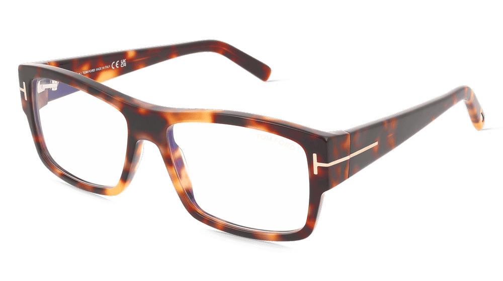 Tom Ford TF5941-B Havanna licht Hoekaanzicht