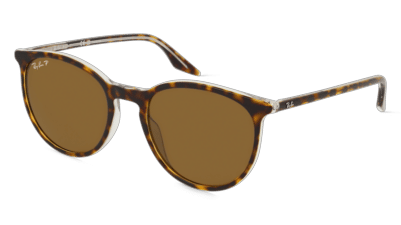 Ray-Ban RB2204 Blauw gestreept Hoekaanzicht