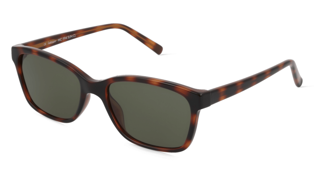 Fielmann MC 594 SUN CL HELENE Havanna brillant Vue d'angle
