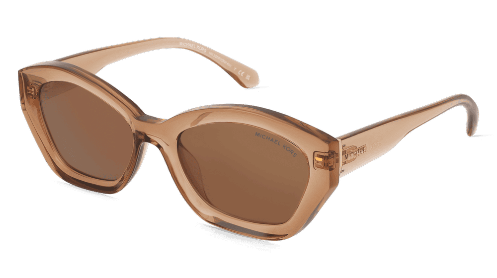 Michael Kors 0MK2209U BEL AIR Brun transparent Vue d'angle