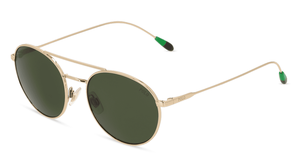 POLO BY RALPH LAUREN PH3136 goud Hoekaanzicht