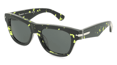 Burberry BE4438U Havanna vert Vue d'angle