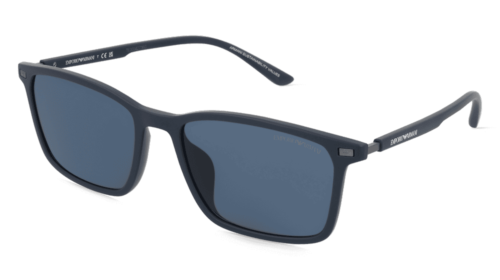 Emporio Armani 0EA4223U Bleu mat Vue d'angle