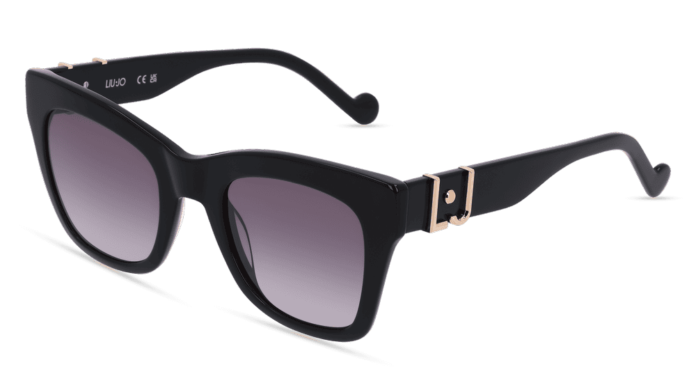 LIU JO LJ746S Noir brillant Vue d'angle