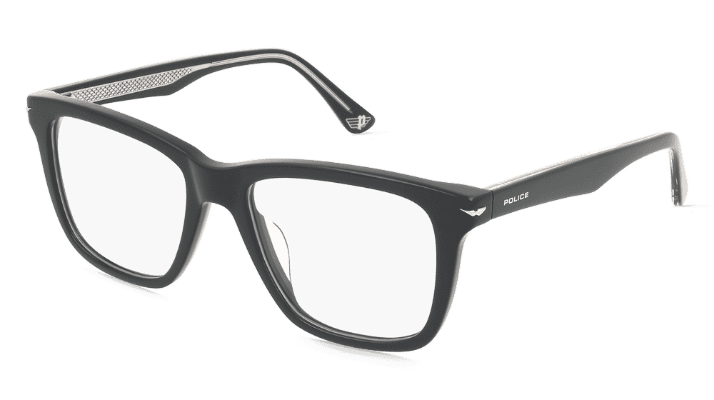 Police VPLN19 Zwart glanzend Hoekaanzicht