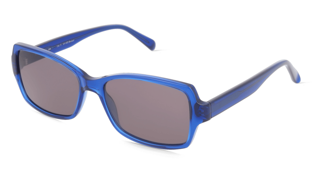 Fielmann BD 543 SUN CL RITA Bleu transparent Vue d'angle