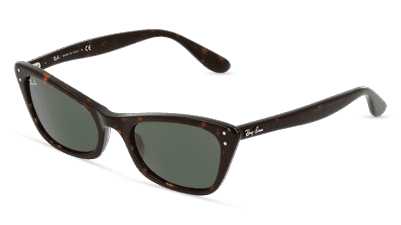 RAY-BAN RB 2299 LADY BURBANK Rosé transparent Vue d'angle