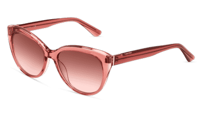 CALVIN KLEIN CK22520S Bleu transparent Vue d'angle