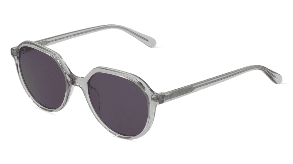 Fielmann ABC 074 SUN FA ALEX Vert transparent Vue d'angle