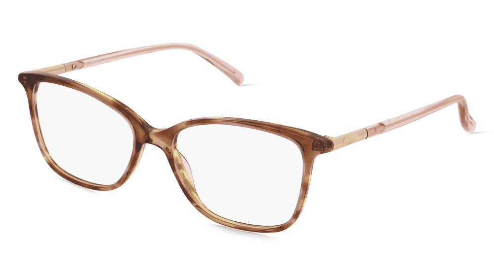 Fielmann LN 052 CL BEATRIX Havanna pink Hoekaanzicht