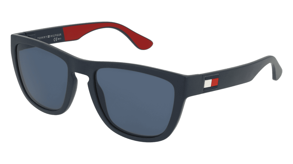 TOMMY HILFIGER EYEWEAR TH 1557/S Black red Corner View