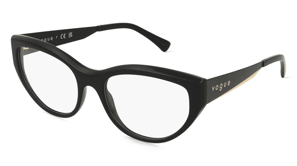 Vogue 0VO5560 Noir Vue d'angle