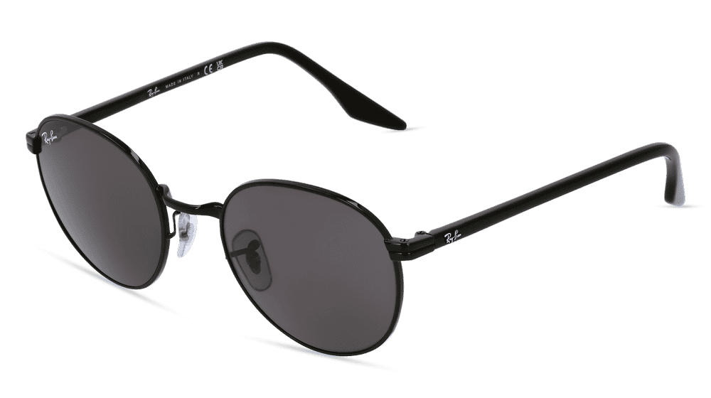 RAY-BAN RB 3691 zwart Hoekaanzicht