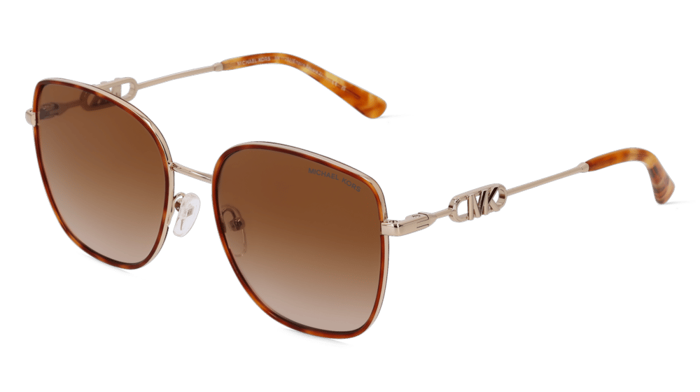Michael Kors MK1129J Havana goud Hoekaanzicht