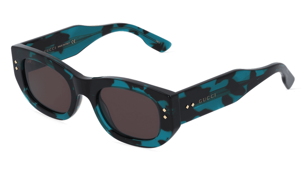 GUCCI GG1215S Havanna vert Vue d'angle