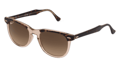 Ray-Ban RB2398 Brun Havane Vue d'angle