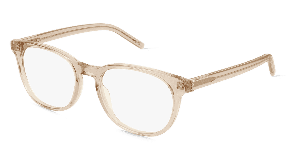 Saint Laurent SL M111 Brun transparent Vue d'angle