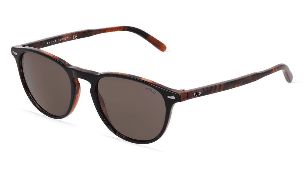 POLO BY RALPH LAUREN PH4181 Havane noir Vue d'angle