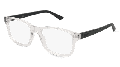 Puma PU0434O Noir transparent Vue d'angle