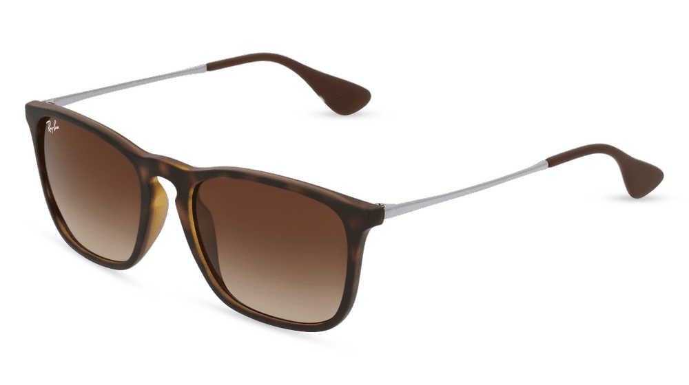 RAY-BAN RB 4187 CHRIS Havane Vue d'angle