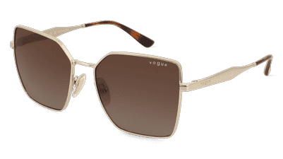Vogue eyewear VO4284S Goud licht Hoekaanzicht