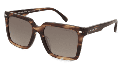 Michael Kors 0MK2217U ABRUZZO Zwart hoorn Hoekaanzicht