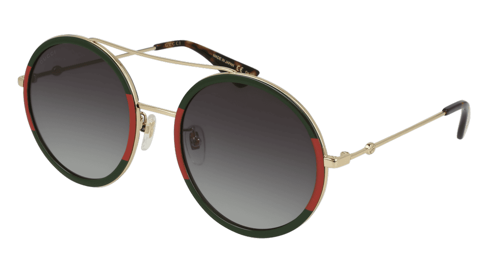 GUCCI GG0061S Gold green Corner View