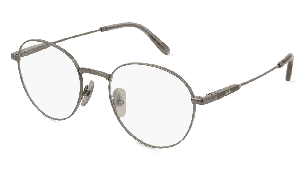 Ray-Ban RX8782 DAVID TITANIUM Gris gun Vue d'angle