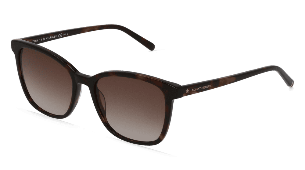 TOMMY HILFIGER EYEWEAR TH 1723/S Havanna brillant Vue d'angle