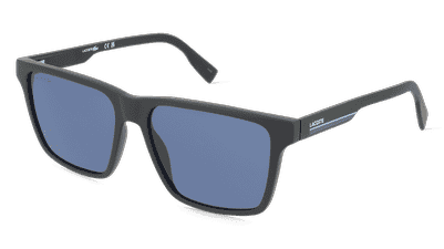 Lacoste L6039S blauw mat Hoekaanzicht