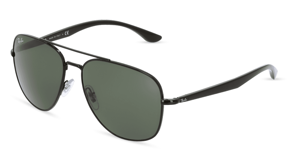 RAY-BAN RB 3683 Noir Vue d'angle