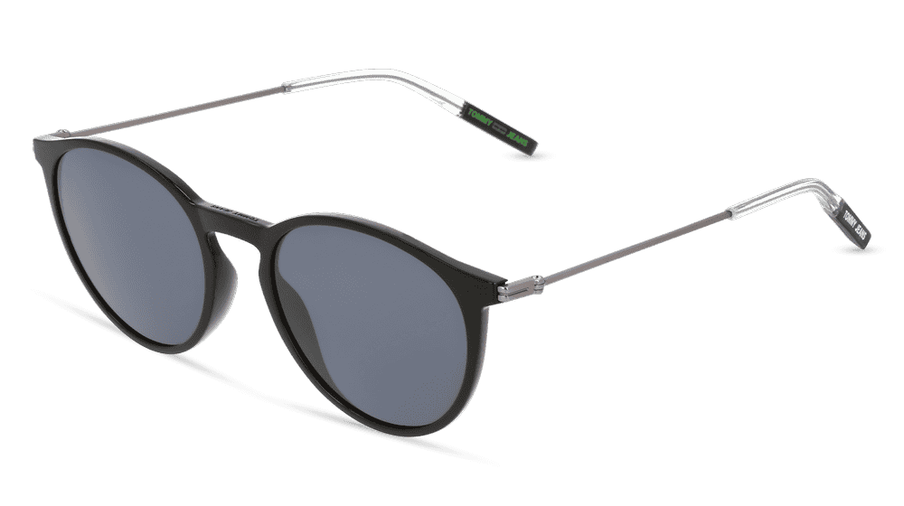 Tommy Hilfiger TJ 0057/S Noir brillant Vue d'angle
