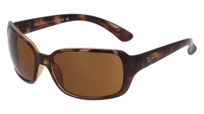 Ray-Ban RB4068 havana Hoekaanzicht