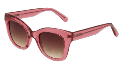 ZOE SUN Rosé transparent Vue d'angle