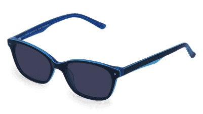 Fielmann OL 001 SUN CL Noir violet Vue d'angle