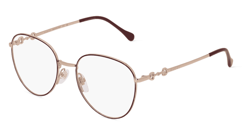 Gucci GG0880O goud havana Hoekaanzicht