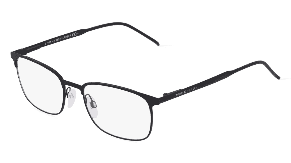 TOMMY HILFIGER EYEWEAR TH 1643 Noir mat Vue d'angle