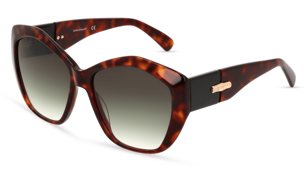 LONGCHAMP LO712S Havanna brillant Vue d'angle