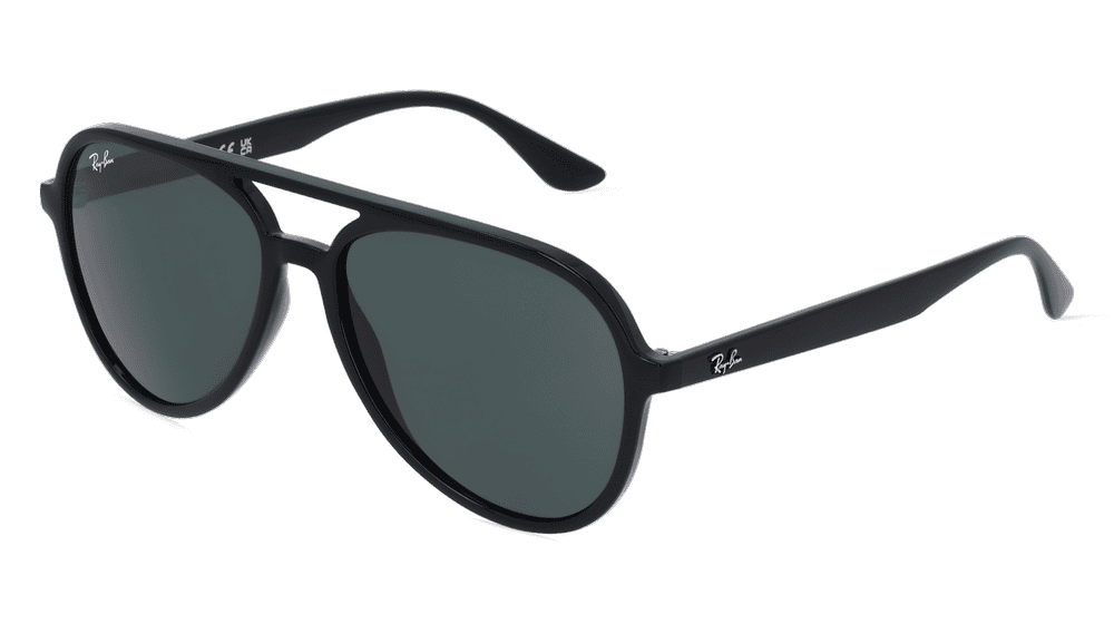 Ray-Ban RB4376 zwart Hoekaanzicht